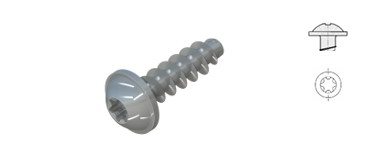 Screws for Plastic, Washer head with TX-drive, WN1451, STP 38 A